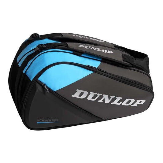 PADELBAG DUNLOP FX PERFORMANCE BLACK/CYAN/GUN METAL